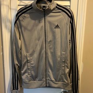 Grey Adidas Zip up